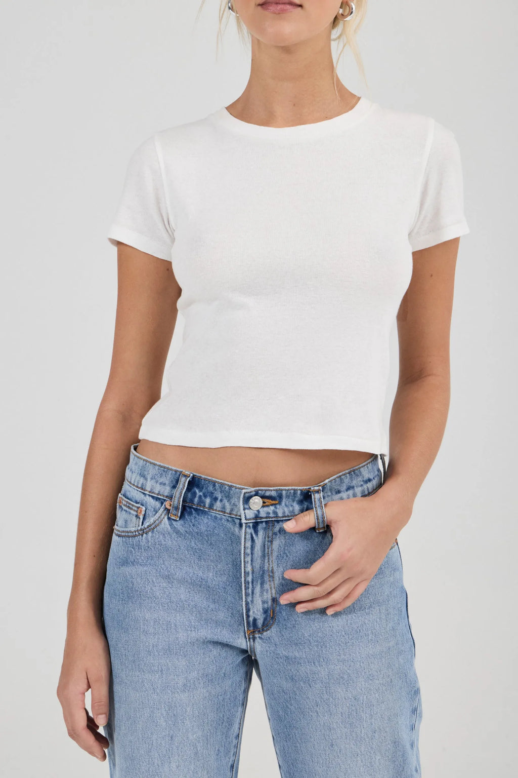 Classic Vintage White Tee