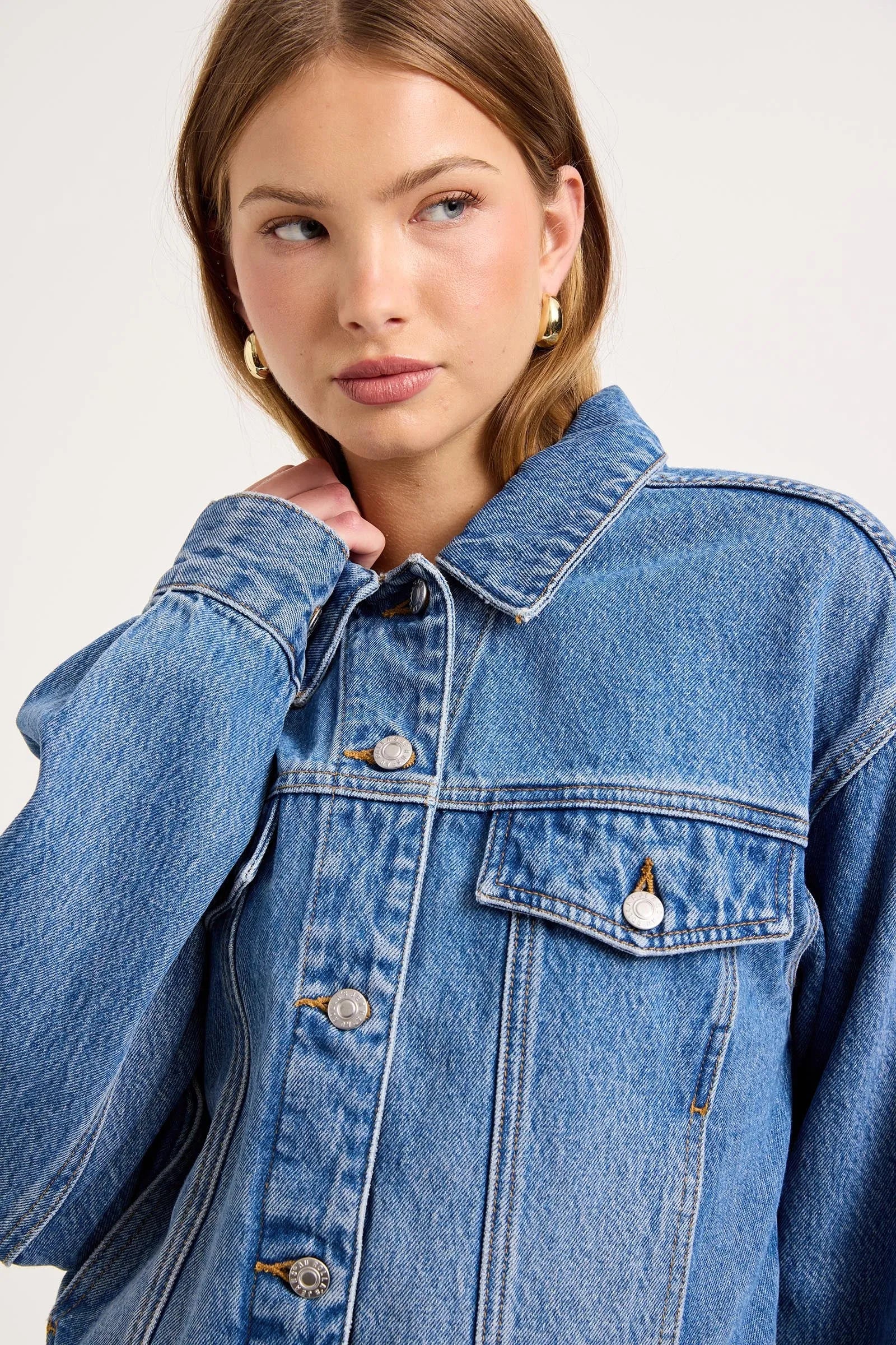 Denim Swing Jacket Soho Vintage