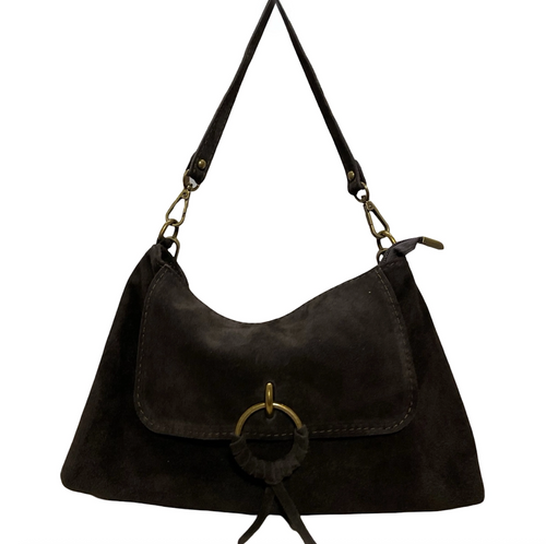 Bialina Suede Bag - Chocolate