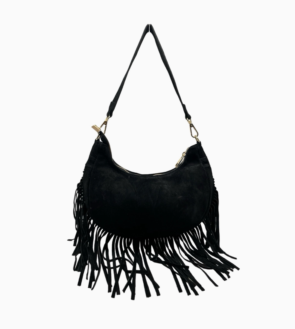 Demy Suede Fringe Bag