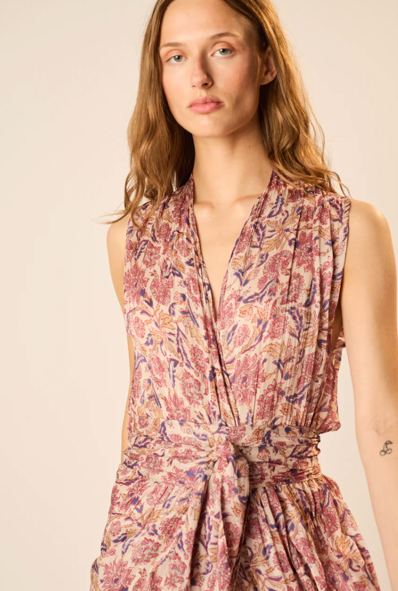 Sleeveless Maxi with Sash