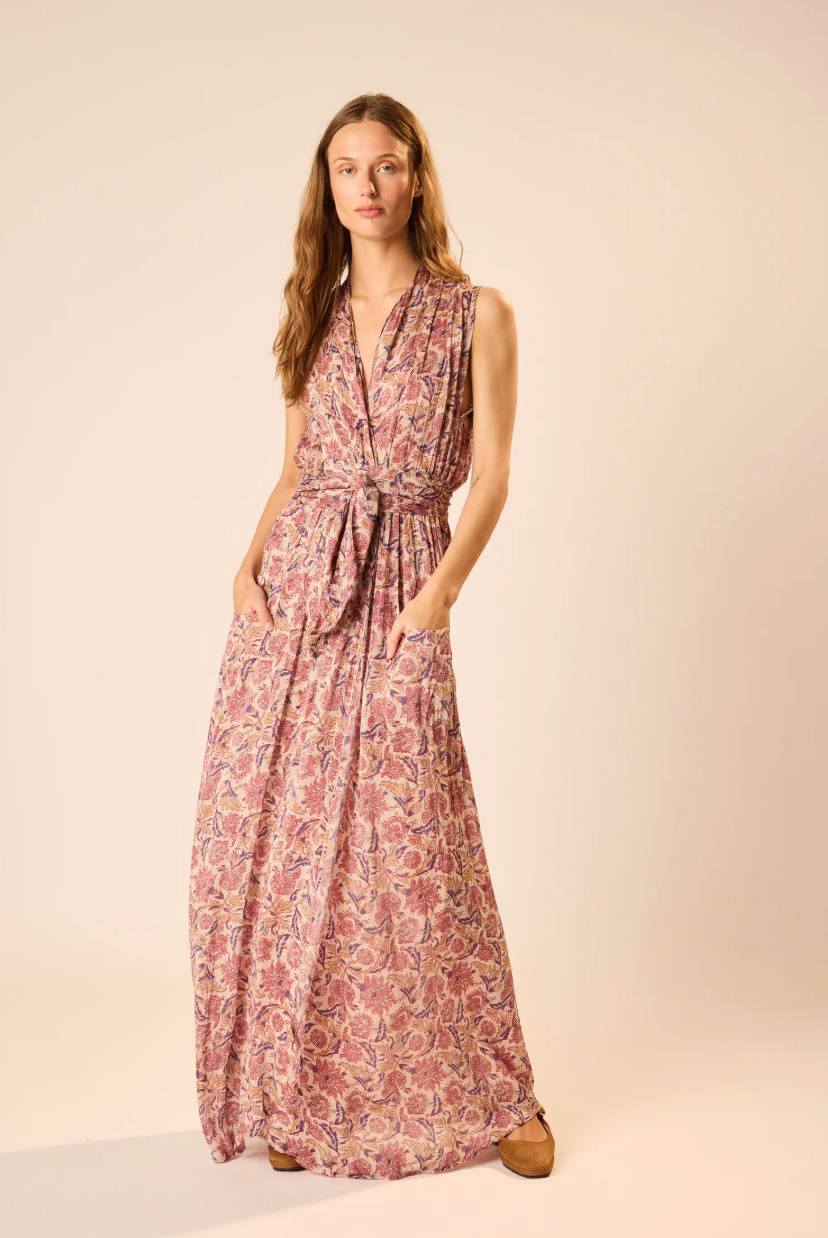 Sleeveless Maxi with Sash