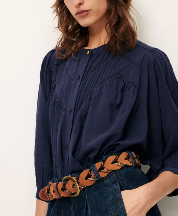 Savi Navy Blouse