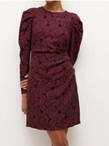 Livia Merlot Dress