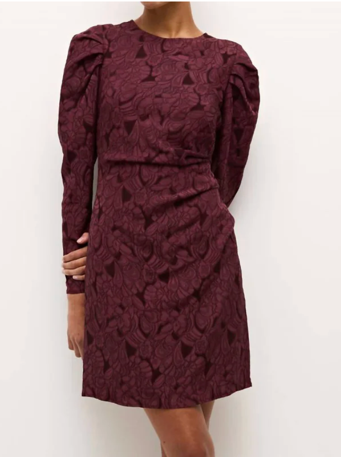 Livia Merlot Dress