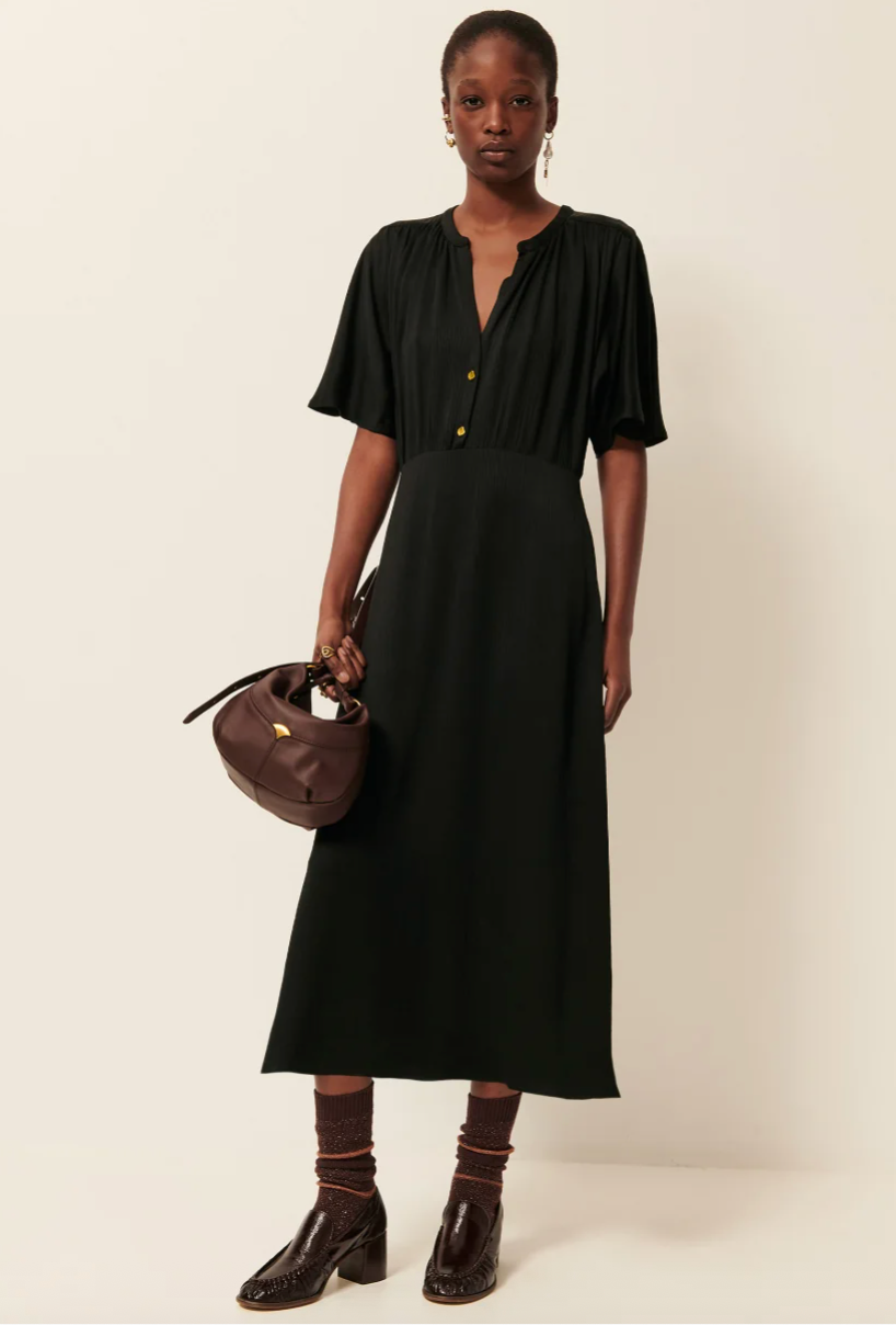 Ellita Black Flutter Slv Aline Maxi Dress – Lost Soul Found Ellita Black Flutter Slv Aline Maxi Dress – Lost Soul Found