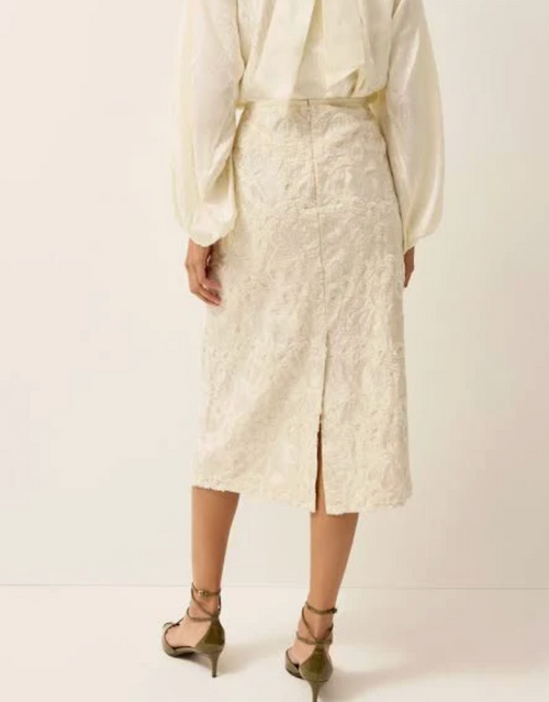 Benedette Ivory Midi Skirt