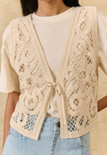 Gloria Knit Tank | Vesatile Macrame Vest or Tank