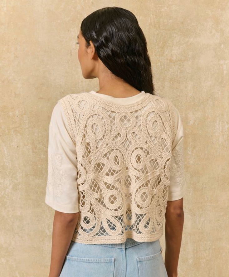 Gloria Knit Tank | Vesatile Macrame Vest or Tank