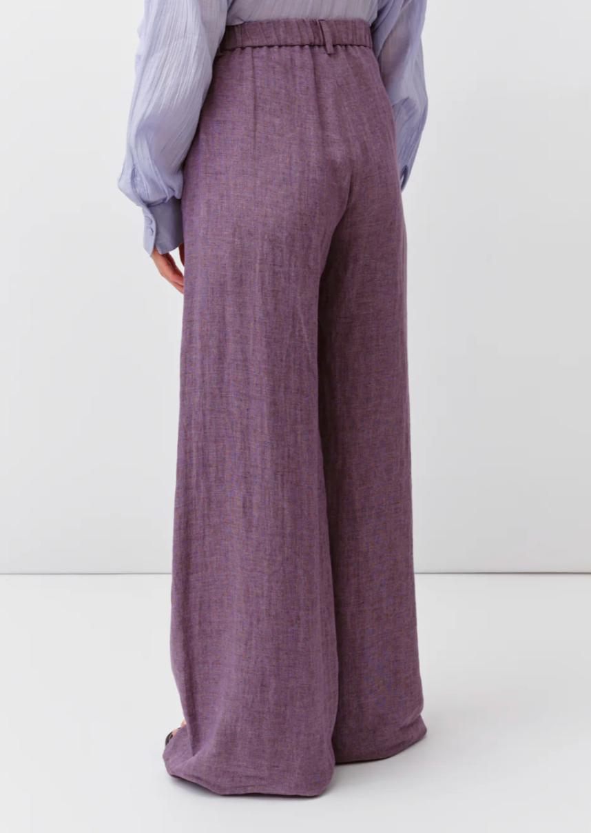 purple trousers, womens trousers, womens slacks, womens cotton slacks, womens cotton pants 