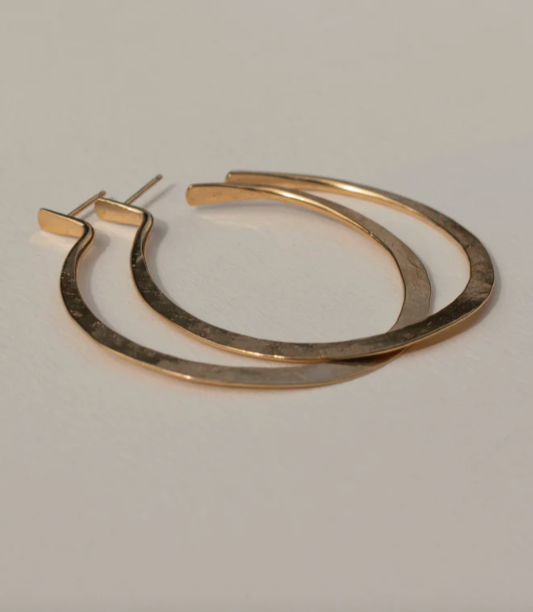 Lenga 14Gold Plated Hoops