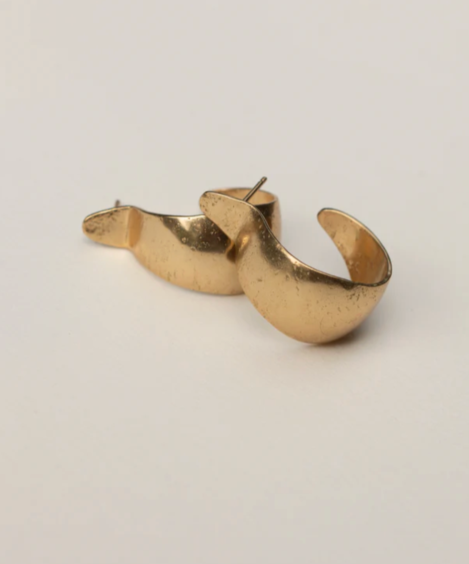 Sina Recyled Brass Earrings