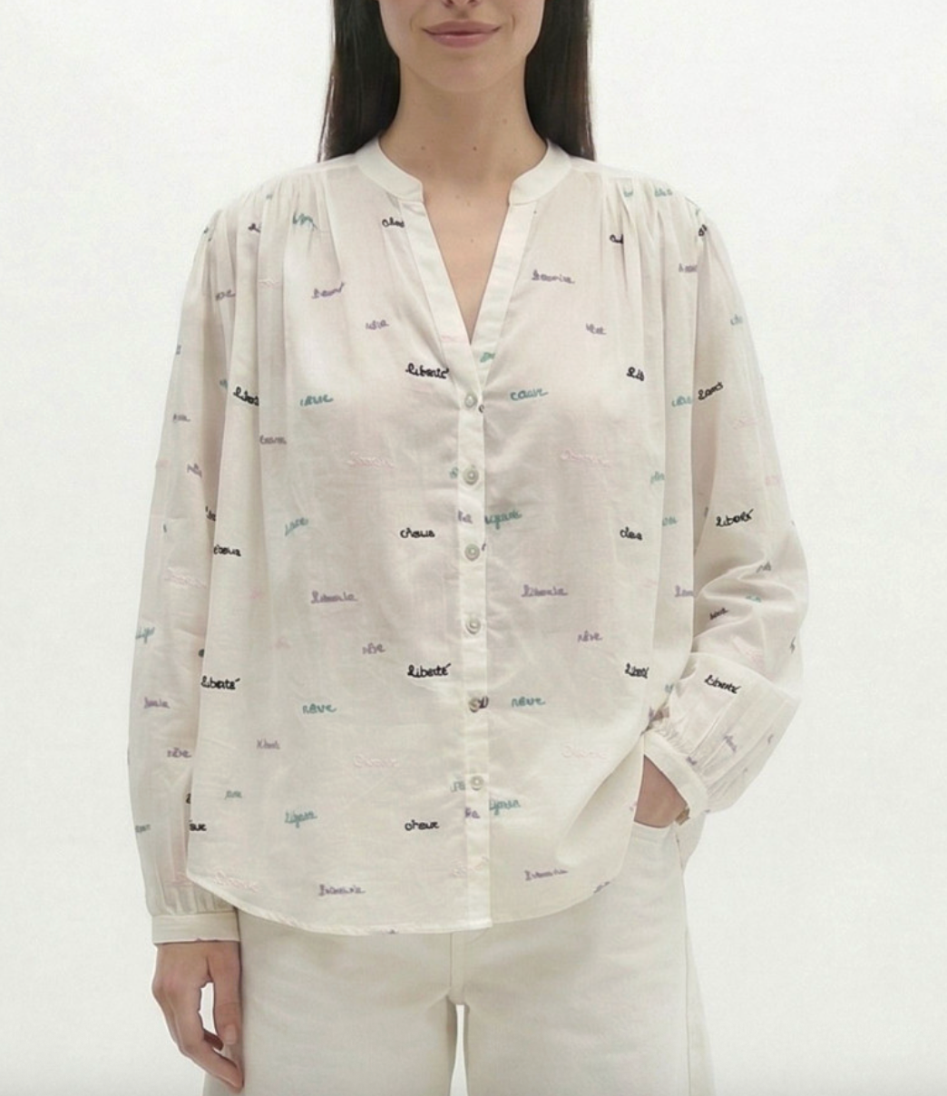 Cotton Embroidered Blouse