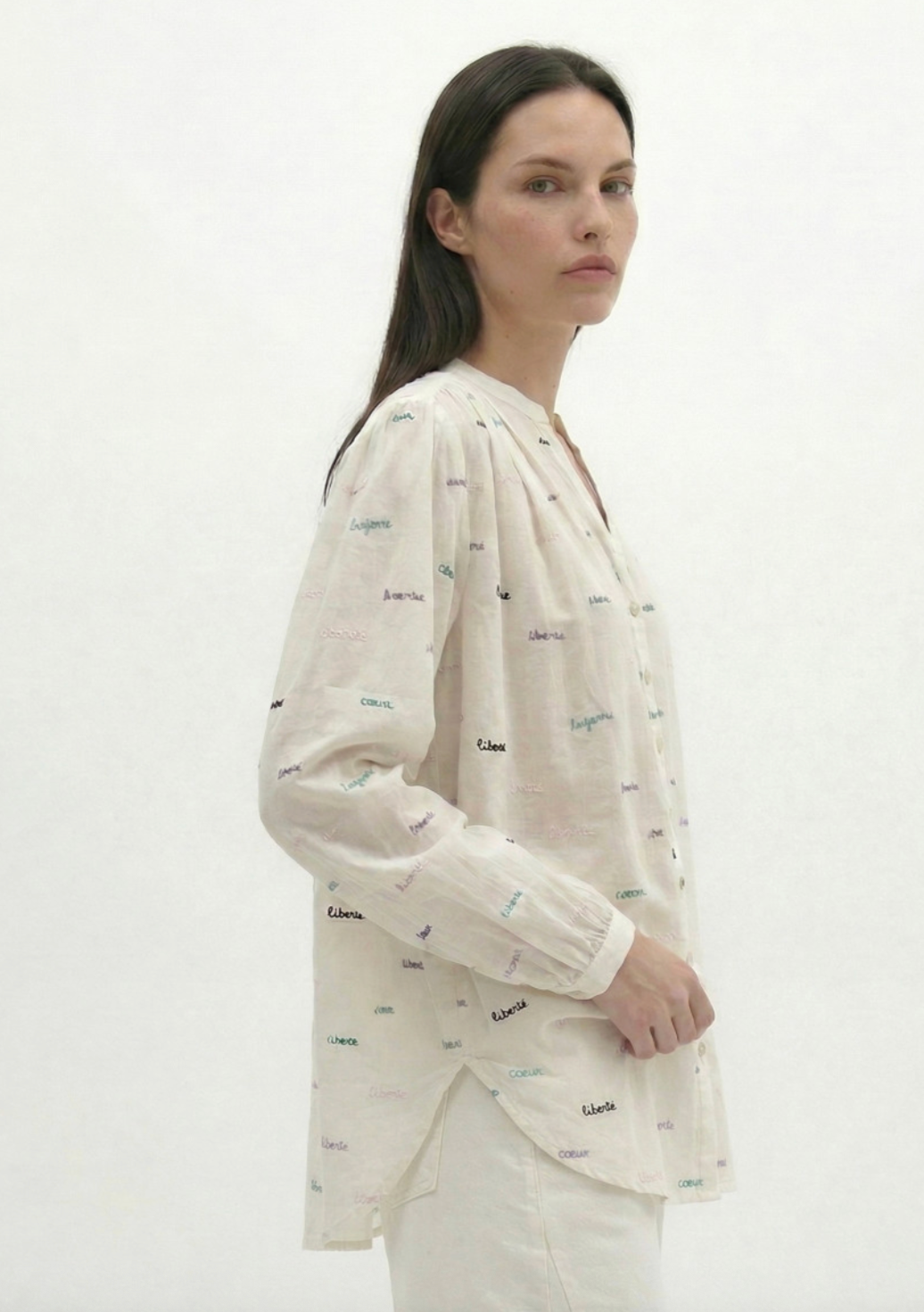 Cotton Embroidered Blouse