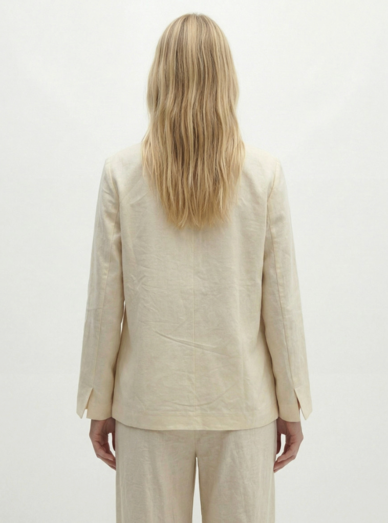 Cotton Eyelet Blazer