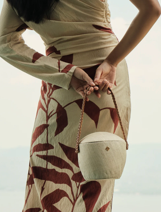 euro summer statement clutch with braided handle 