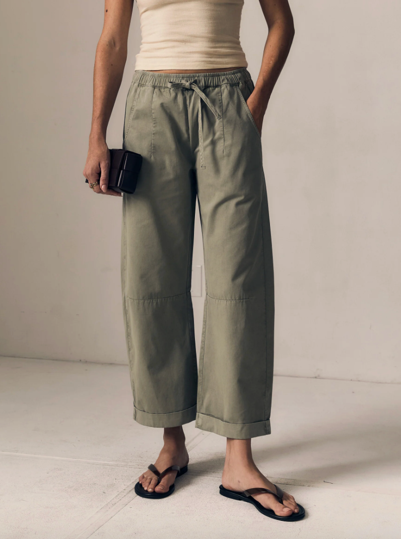 Mara Sateen Drawstring Pant