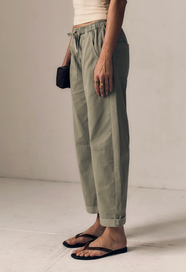 Mara Sateen Drawstring Pant