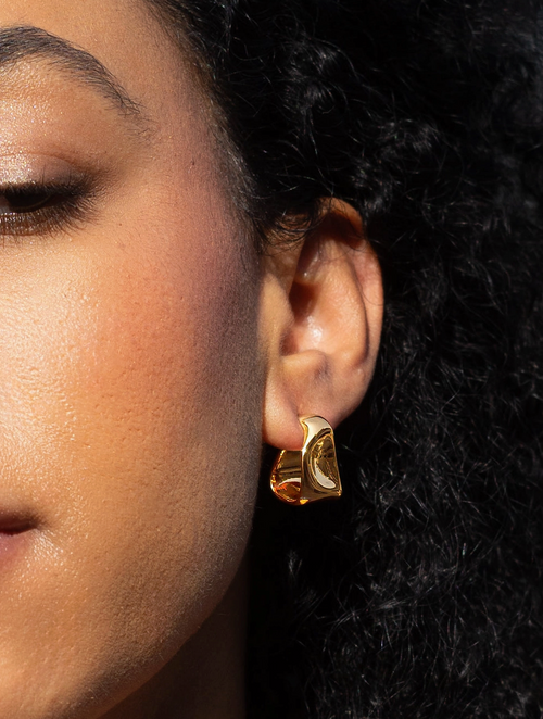 Chloe Silver Hoops