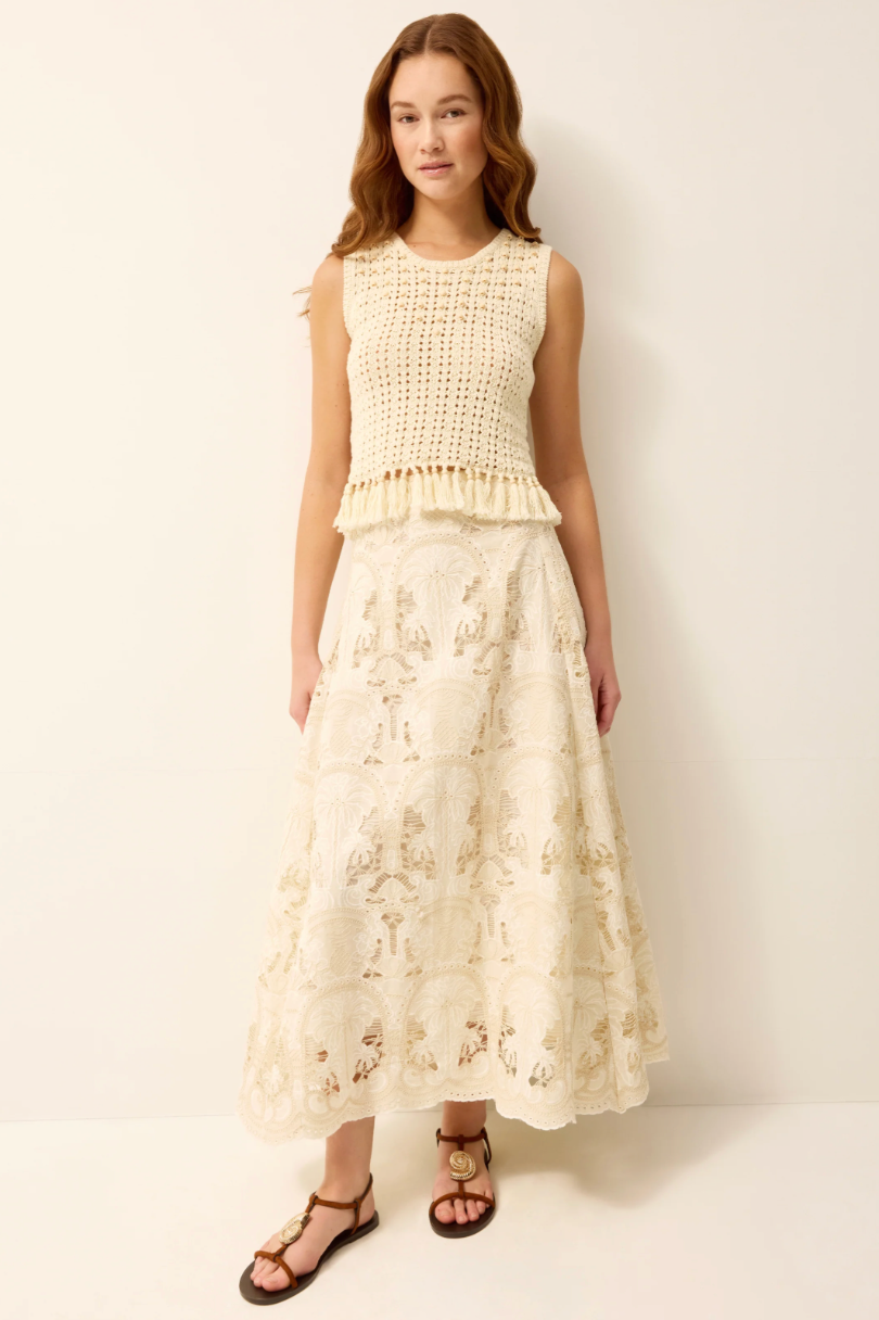 Emryn Embroidered Skirt