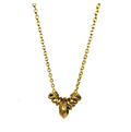 Brass Wander Rings Necklace