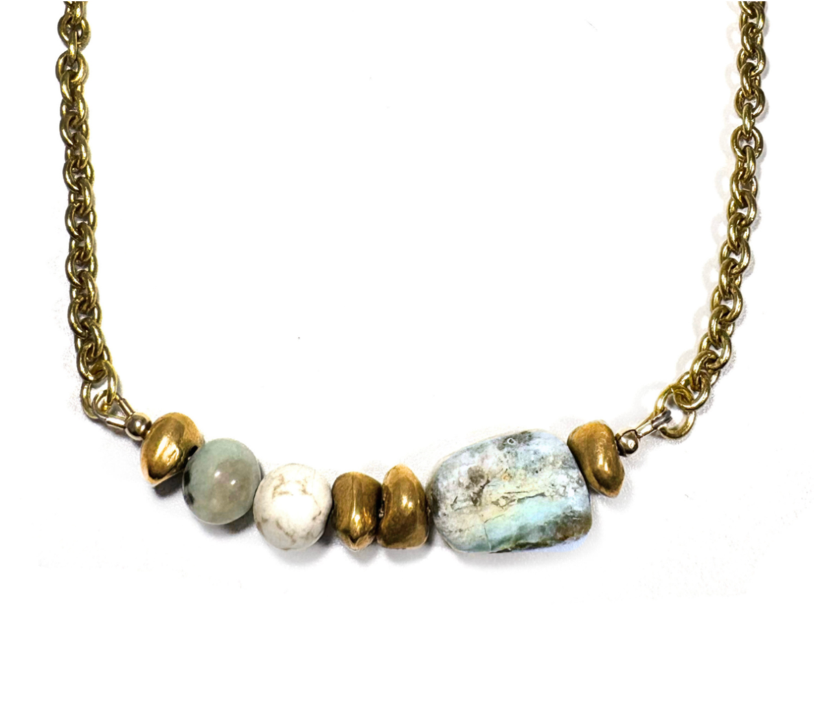 Meridian: Peruvian Opal Necklace