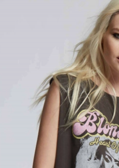 Blondie Muscle Tee Heart of Glass