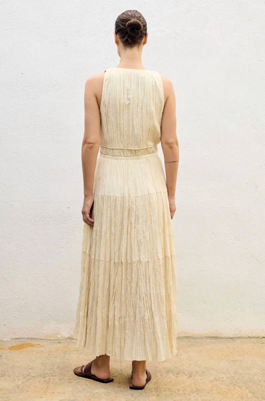 Ivory Sleeveless Dress