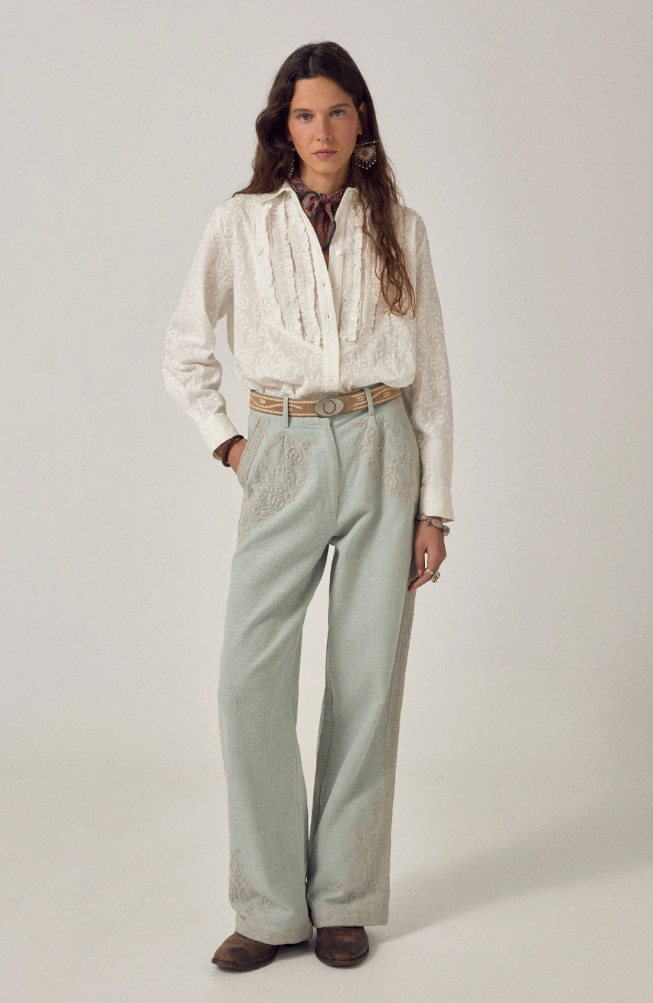 Primo Ludovico Embroidered Pant
