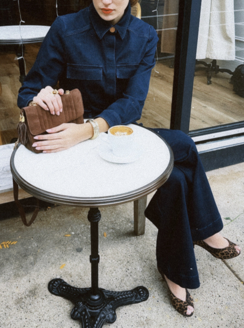 Manhattan Denim Black Pant