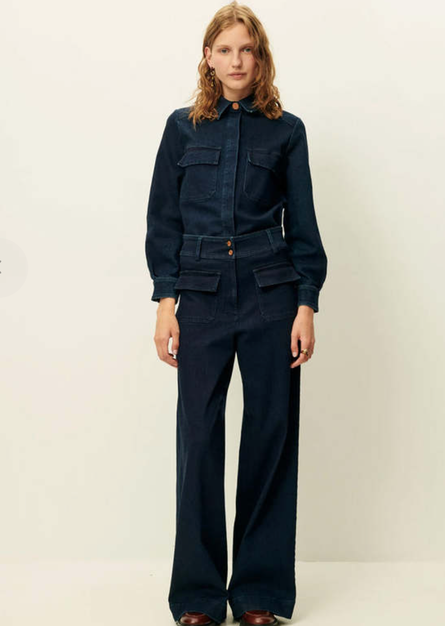 Manhattan Denim Black Pant
