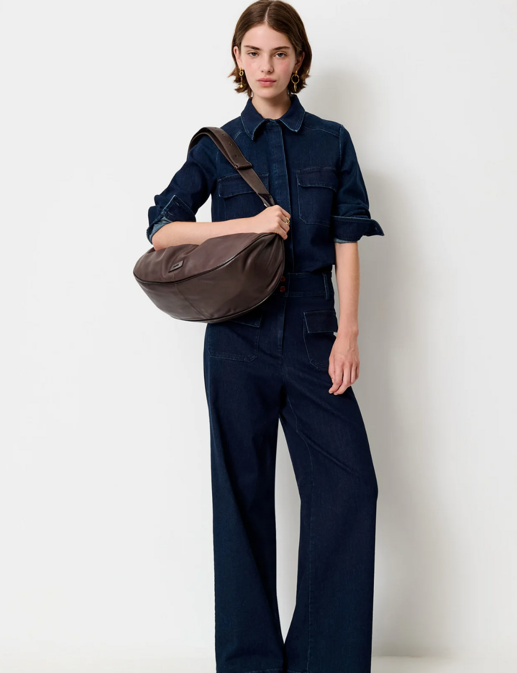 Dark Denim Shacket