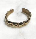 Tulip Recycled Brass Cuff