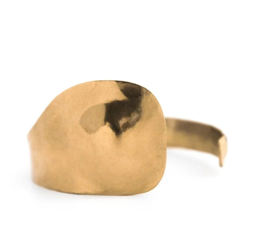 Juno Recycled Brass Cuff Adjustable