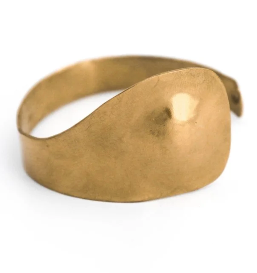 Juno Recycled Brass Cuff Adjustable