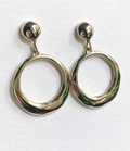 Regina Recycled Brass Earrings