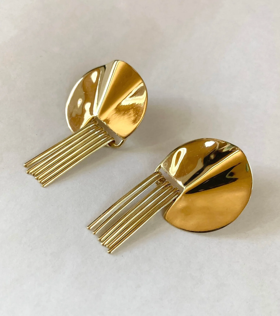 Julian Brass Earrings Short