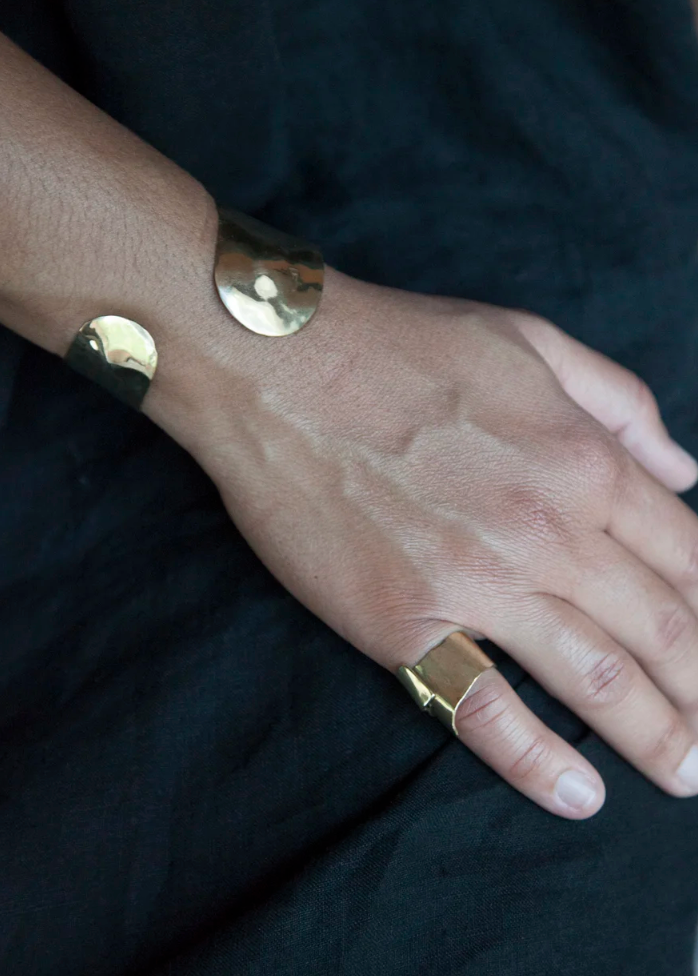 Loren Recycled Brass Ring - Size 6