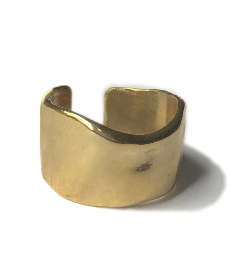 Gia Recycled Brass Ring - Size 6.5