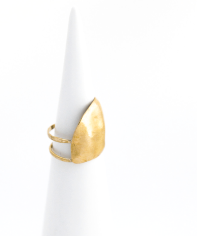 Juno Recycled Brass Ring - Size 6