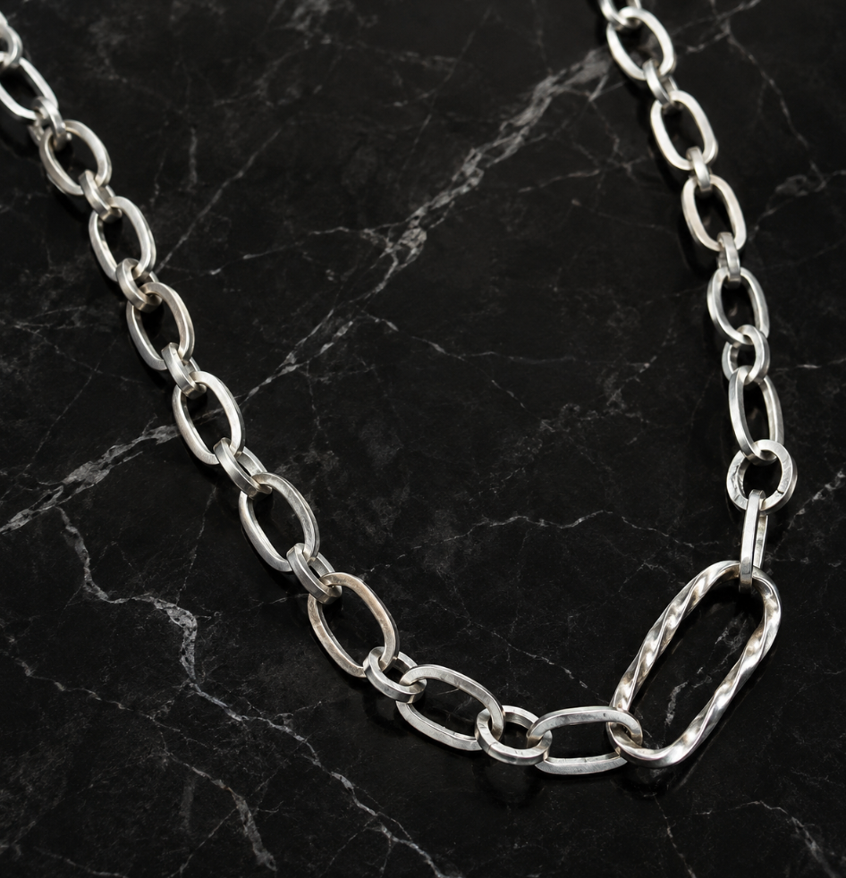 Silver Chain Necklace - Handmade