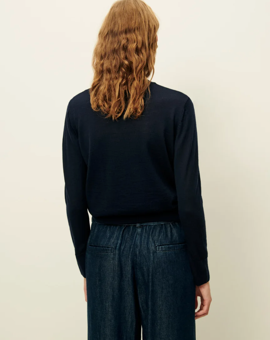 Teshima Soft Wool Knit Sweater | Cozy Minimalist Crewneck