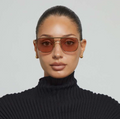 Jane Gold Metal Amber Lens