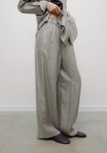 Iris Metallic Elastic Waist Pant