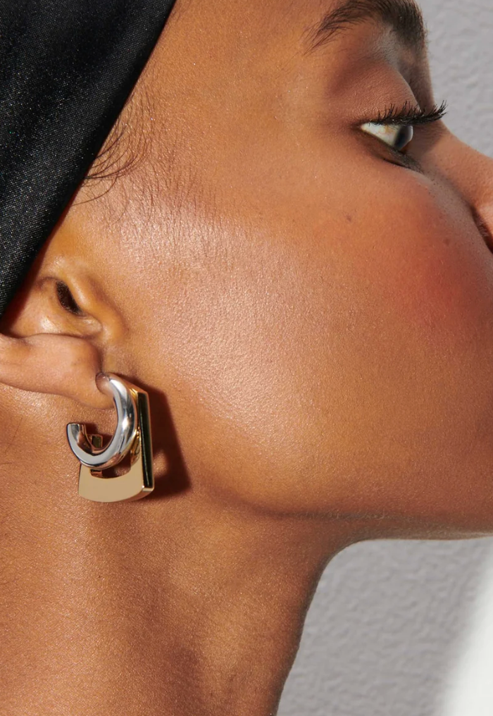 Tina Two-Tone Hoops