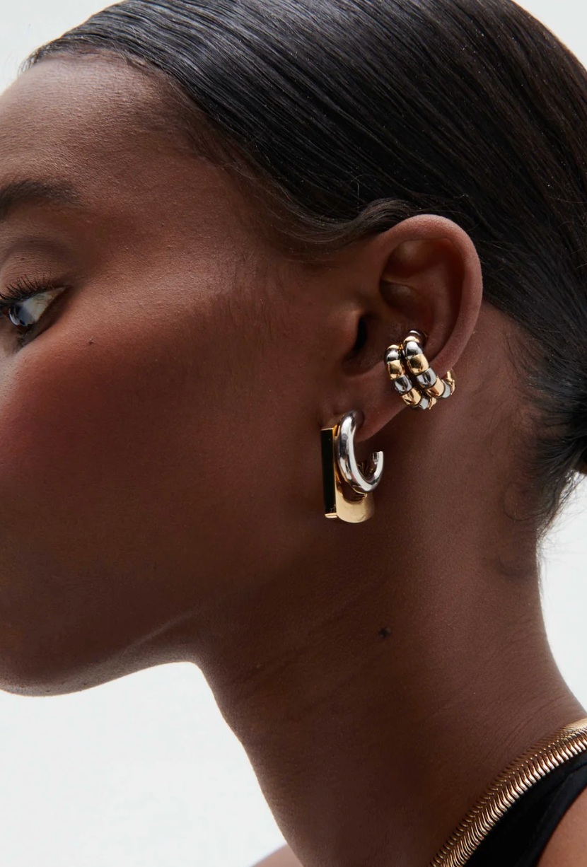 Tina Two-Tone Hoops