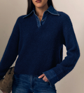Harvey Sweater Navy/Dark Denim