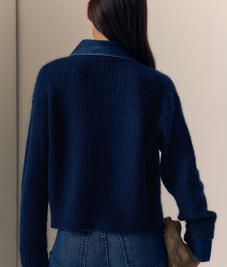 Harvey Sweater Navy/Dark Denim