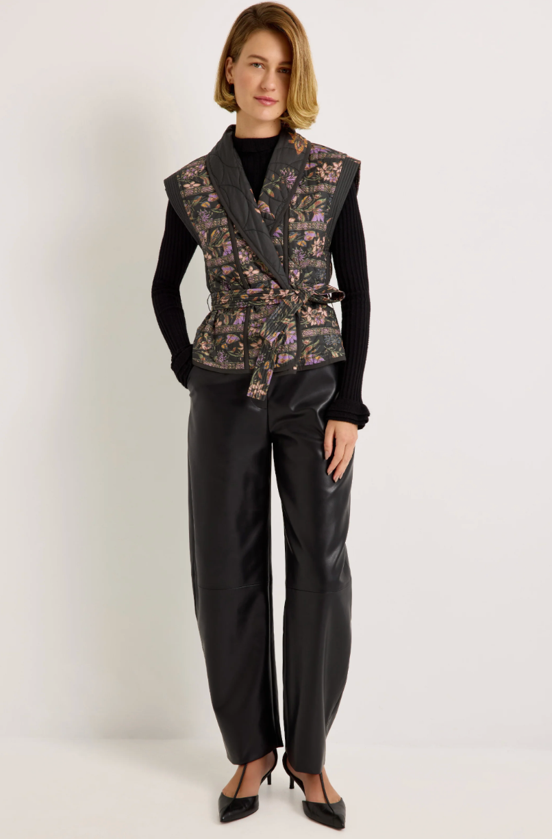 Harlow Vegan Leather Pant