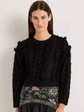 Lindsay Sweater Ruffle Detail